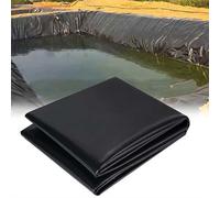 Premium Black Pond Liner - Waterproof Membrane for DIY Garden Ponds 1x6m to 10x12m 0.12mm Thick Ideal for Outdoor Landscaping & Fish Habitat Protection.