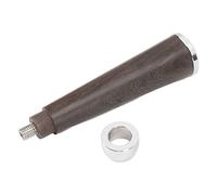 Premium Black Rosewood Coffee Portafilter Handle with M10 Thread - Ergonomic Wooden Filter Handle for Home & Professional Espresso Machines