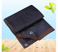 Premium Black Sun Shade Sail Canopy 4x6m - Anti Aging Breathable Mesh Tarpaulin for Garden Pergola Greenhouse - UV Protection Weather Resistant Shade Netting