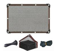 Premium Black Sunblock Netting with Grommets - 50% Shade Mesh Tarp for Patio, Greenhouse, Canopy & Balcony Outdoor Protection (6x8m)