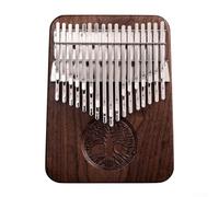 Premium Black Walnut 34 Key Kalimba Thumb, B Tuned, Enhance Your Sound Quality and Performance Experience(Key B)