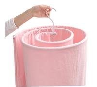 Premium Blanket Hanger, Spiral Shaped Clothes Drying Rack, 5kg Load Metal Blanket Hangers, Detachable Space Saving Blanket Drying Rack for Bed Sheet Coverlet Bath Towel