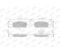 JURID 573441J Brake pad set