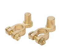 Premium Brass Battery Terminal Connector Set for Car Auto Top Post -