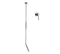 Premium Brass Black d Bathroom Sink Faucet - Single Handle Hot & Cold Water Mixer Tapware for Modern Basin (White Deck)