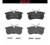 Premium Brembo Rear Brake Pads P24047 for Ford Fiesta - 1.2 - 08-17
