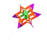 Premium Bright Color Fabric Flower Kites Handmade For Boys Outdoor Play Stable Flight In Strong Winds High Resistance Polyester Kites