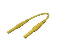 Premium Bronze DAD Wire 4MM Double Female Conclusions 60V Direct Current Rating Secure Welded Associations Laboratory Electrical Probes Double Head Clients