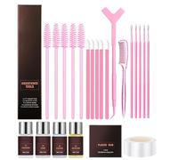 Premium Brow Lamination Kit with Keratin for Fuller, Thicker, 3D Natural Brows. Professional Salon Results, Long-Lasting 6 Weeks. Eyebrow Lift Set for Wild, Shapely Brows