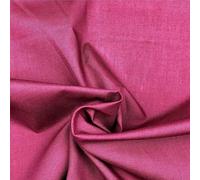 Premium Burgundy Plain Solid Poly Cotton Fabric Many Colours Dress Craft (1 Metre, Burgundy 511)