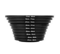Premium- Camera Lens Filter 9 Piece Set With And Polarizing Adapter Rings For DSLR Camera DSLR 82-37mm