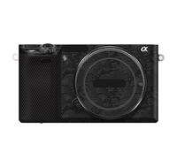 Premium Camera Vinyl Wrap Sticker Protective Film Skin Body Protector Coat Photography Accessories for Sony A6100 Alpha 6100(Wave Black)