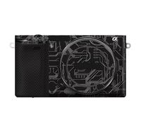 Premium Camera Vinyl Wrap Sticker Protective Film Skin Body Protector Coat Photography Accessories for Sony A6100 Alpha 6100(Circuit Titanium)