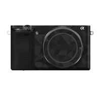 Premium Camera Vinyl Wrap Sticker Protective Film Skin Body Protector Coat Photography Accessories for Sony A6100 Alpha 6100(Triangle Black)
