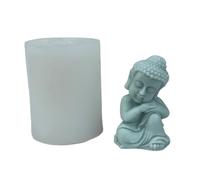 Premium Candle Molds,Buddha Mold 3D Meditation Chanting Silicone Moulds Handmade Soap Aromatherapy Candl DIY Baking
