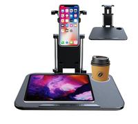 Premium Car Dining Table - Sturdy Height Adjustable Table with Non-Slip | Ideal as a Laptop Mat or Snack Table for Long Drives Multifunctional Car Seat Shell