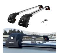 Premium Car Roof Bars for Jaecoo 7 Suv 2023+, Lockable Roof Rack | Axenture Heavy-Duty Grey Aluminium Roof Rack Cross Bars for Flush-Mounted Roof Rails, 2 Pcs, Ideal for Luggage & Roof Boxes