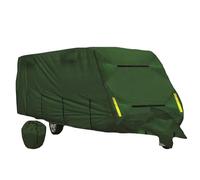 Premium Caravan Cover Water Resistant Breathable Highly Protective UV Resistant Anti Moisture, Rain, Snow, Dust Elasticated 4 Ply (Green, S)