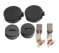 Premium Carbon Brushes with Holder and Cap for Makita CB430 BHP460 BHR200 BGA452 Grinders and Cordless Drills, Compatible with 6237DWDE 6349D 8444D 4331D Models, Type 4