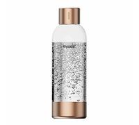 Premium Carbonating Bottle 1L Copper - Compatible with Drink mate, Wassermaxx, Aqvia, Sodapop and Levivo - Quick-Lock Reusable Bottles - Lid and Base Made of Stainless Steel - BPA Free