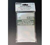 Premium Card Sleeves: 'Kingdom Death Gambler's Chest Large Compatible Sleeves (57 X 100 MM) -110 Per Pack