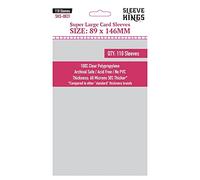 Premium Card Sleeves - Super Large (89mm x 146mm) 110 Sleeves per Pack