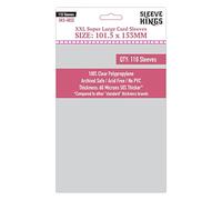Premium Card Sleeves - XXL Super Large (101.5mm x 153mm) 110 Sleeves per Pack