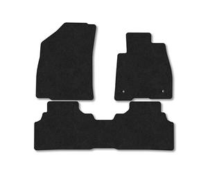 Premium Carpet Tufted Car Mats for Kia EV3 (2024+) Black Trim Velour Tailored Upgraded Comfort Enhanced Durability Water-Resistant Anti-Slip Hand-Finished with Clips