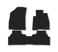 Premium Carpet Tufted Car Mats for Kia EV3 (2024+) Grey Trim Velour Tailored Upgraded Comfort Enhanced Durability Water-Resistant Anti-Slip Hand-Finished with Clips