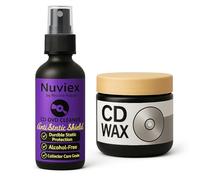 Premium CD DVD Cleaner Kit - Disc Cleaning Fluid, Microfiber Cloth, Anti-Static Glove & Cleaning Wax - Complete Compact Disc Care Set for CDs, DVDs, Blu-Rays & Video Game Discs