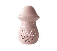 Premium Ceramic House Shape Tealight Holder with Heatproof and Hollow Out Design for Safe Tealight Burning Use Ceramic House Holder