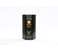 Premium Ceylon black Tea - Triangular Tea Bag - hexagonal caddy - Pesticide free -Caffeine-Free - Made of the finest tea leaves from Sri lanka and japan natural ingredients (Black)