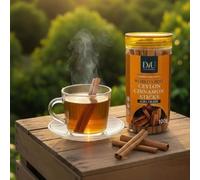 Premium Ceylon Cinnamon Sticks 100g - ALBA Grade | True Cinnamon from Sri Lanka | Finest & Thinnest Cinnamon | Elegant Aroma, Sweet Flavor | Ideal for Gourmet Cooking, Luxury Beverages & Desserts