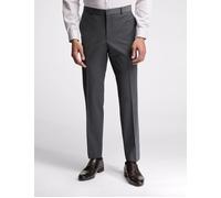 Premium Charcoal Panama Slim Suit Trousers Ted Baker Grey 32R