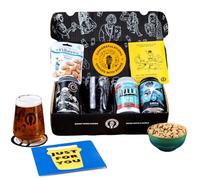 Premium Cheers Craft Beer Gift Pack - 3x330ml Craft Beer Cans Including IPA and other Pale Ales, Bespoke Branded Glass, Delicious Mr.Filberts Snack and Tasting Notes - Thank You Gift For Him