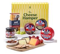 Premium Cheese Hamper Gift Set - Hattie’s Gifts British Cheese Gift Set with Artisan Truckles, Chutney & Biscuit Crackers | Ideal for Father's Day, Birthdays & Foodie Gifts