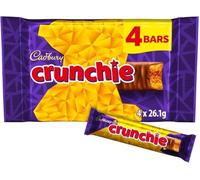premium Chocolate 4 Bar Range - Premium Chocolate Gift For Any Occasion (Cadbury Crunchie Chocolate Bar 4 x 26.1g)