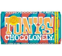 Premium Chocolonely 180g Chocolate Bar - Fairtrade Belgian Chocolate, Ethical Cocoa, Gourmet Candy, Gift Treat (Tony Chocolonely Milk Chocolate Chip Cookie 180G)