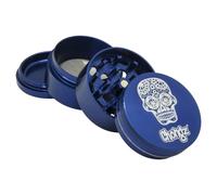 Premium Chongz Tom Cruzer 4 Part Metal Grinder - 56mm Tobacco & Herb Crusher in Stunning True Blue