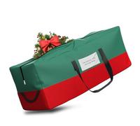 Premium Christmas Tree Storage Bag Fits Up to 7.5ft Tall Artificial Christmas Trees,Durable Reinforced Handles & Dual Zipper- Holiday Xmas Bag Made of Tear Proof 600D Oxford