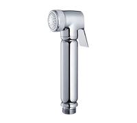 Premium Chrome Brass Handheld Douche Spray Head - Durable Bathroom Sprayer with Optimal Water Pressure for Hygiene & Cleaning - Sleek Modern Design.