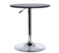 Premium Chrome Steel Adjustable Round Bar Table - High-Quality, Stylish, and Ver