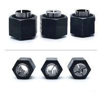 Premium Chuck Collet and Nut for Bosch DW616 DW621 Routers Replacement Parts Compatible with 2610906283 (6.35MM)