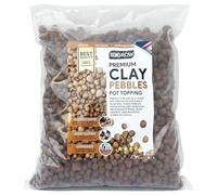 Premium Clay Pebbles For Plants: Multipurpose Growing Medium for Gardens, Hydroponics, and Green Roofs, Pots Drainage, Orchids, Terrariums, Water Beads (3L)