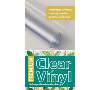 Premium Clear Vinyl Roll 16" x 1½ Yard Roll: 12 Gauge, Durable & Flexible