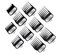 Premium Clipper Guards Professional Hair Cutting Guides Combs with Metal Clip, ，Compatible for WAHL， Most Clippers，8pcs/10pcs(10 pc)