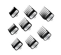 Premium Clipper Guards Professional Hair Cutting Guides | Compatible For WAHL， Most Clippers，8pcs/10pcs(8 pc)