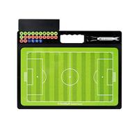 Premium Coaches Clipboard, Double-Sided Coaching Board, with Whiteboard Marker and Magnetic Chess Pieces, Double-Sided Available, for Basketball, Football, Volleyball, Handball(Football)