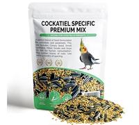 Premium Cockatiel Food Mix Cockatiel Seed Mix Natural & Healthy Gourmet Bird Seed Mix 1.6kg In Foil Fresh Resealable Pouch