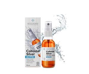 Premium Colloidal Silver Spray 40 PPM 30ml ● 100% Natural ● Superior Concentration, Smaller Particles = Better Results ● Certified by 3 Independent Laboratories ● Choose a Specialist